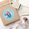 Aquaman Xebel Princess Mera Hexagonal Graphic Classic Round Sticker