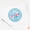 Aquaman Let The Current Guide You Logo Graphic Classic Round Sticker