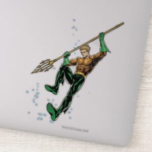 Aquaman With Spear Sticker