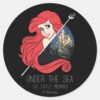 Ariel_Atlantis_Graphic_-_Under_The_Sea_Classic_Round_Sticker_1 Ariel Atlantis Graphic Under The Sea Classic Round Sticker
