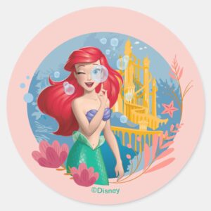 Ariel Bubble Badge Classic Round Sticker