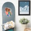 Ariel Courage In Waves Sticker
