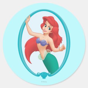 Ariel Frame Classic Round Sticker