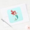 Ariel_Swimming_Square_Sticker_3 Ariel Swimming Square Sticker