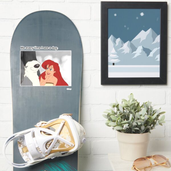 Ariel_&_Max_Meme__Me_Every_Time_I_See_A_Dog__Sticker_7 Ariel Max Meme Me Every Time I See A Dog Sticker