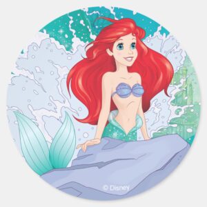Ariel Lets Do This Classic Round Sticker