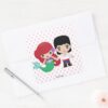 Ariel_and_Prince_Eric_Emoji_Square_Sticker_3 Ariel And Prince Eric Emoji Square Sticker