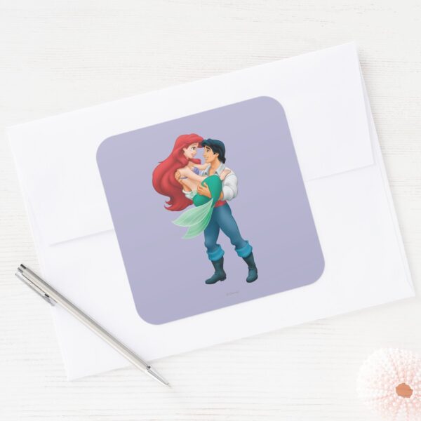 Ariel_and_Prince_Eric_Square_Sticker_3 Ariel And Prince Eric Square Sticker