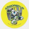 Armored_Up_-_Omni-Kix_Slapback_Classic_Round_Sticker_1 Armored Up Omni Kix Slapback Classic Round Sticker