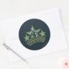 Army Sarge Mission Ready Classic Round Sticker
