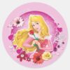 Aurora_-_Graceful_Princess_Classic_Round_Sticker_1 Aurora Graceful Princess Classic Round Sticker