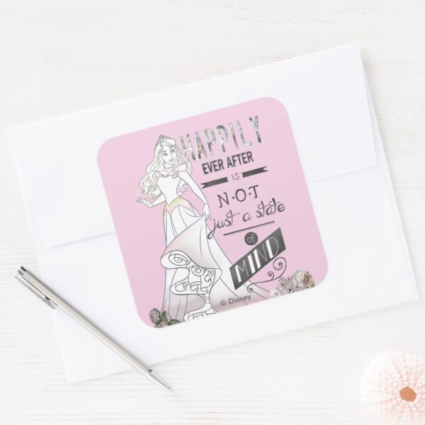 Aurora_-_Happily_Ever_After_Square_Sticker_3 Aurora Happily Ever After Square Sticker