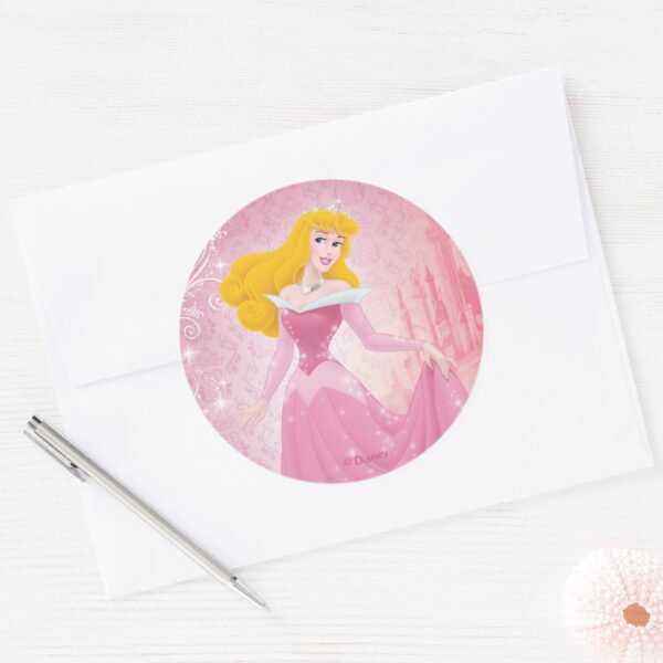 Aurora_Princess_Classic_Round_Sticker_3 Aurora Princess Classic Round Sticker