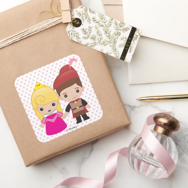 Aurora_and_Prince_Philip_Emoji_Square_Sticker_5 Aurora And Prince Philip Emoji Square Sticker