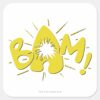 BAM!_SQUARE_STICKER_1 BAM SQUARE STICKER