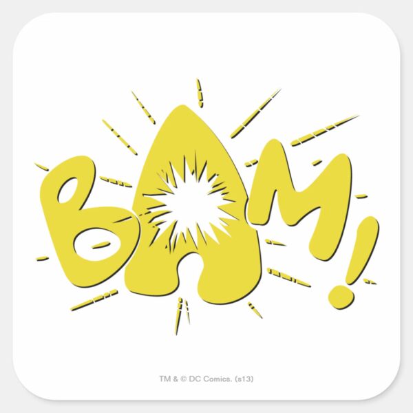 BAM!_SQUARE_STICKER_1 BAM SQUARE STICKER