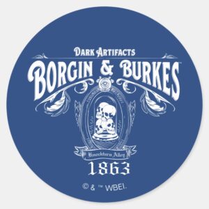 BORGIN BURKES™ Dark Artifacts Store Graphic Classic Round Sticker