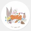BUGS_BUNNY_BUILDERS™__BUGS_BUNNY™_Sketch_Art_Classic_Round_Sticker_1 BUGS BUNNY BUILDERS™ BUGS BUNNY™ Sketch Art Classic Round Sticker