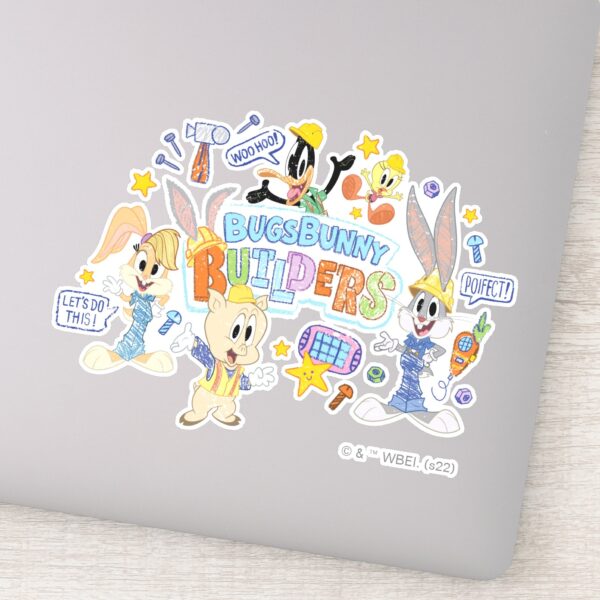 BUGS_BUNNY_BUILDERS™__Group_Sketch_Art_Sticker_1 BUGS BUNNY BUILDERS™ Group Sketch Art Sticker