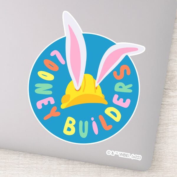 BUGS_BUNNY_BUILDERS™__Hard_Hat_Circle_Logo_Sticker_1 BUGS BUNNY BUILDERS™ Hard Hat Circle Logo Sticker
