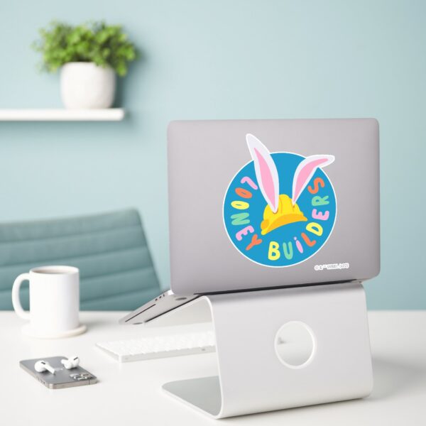 BUGS_BUNNY_BUILDERS™__Hard_Hat_Circle_Logo_Sticker_3 BUGS BUNNY BUILDERS™ Hard Hat Circle Logo Sticker