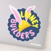 BUGS_BUNNY_BUILDERS™__Hard_Hat_Scalloped_Logo_Sticker_1 BUGS BUNNY BUILDERS™ Hard Hat Scalloped Logo Sticker