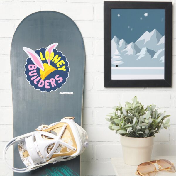 BUGS_BUNNY_BUILDERS™__Hard_Hat_Scalloped_Logo_Sticker_7 BUGS BUNNY BUILDERS™ Hard Hat Scalloped Logo Sticker