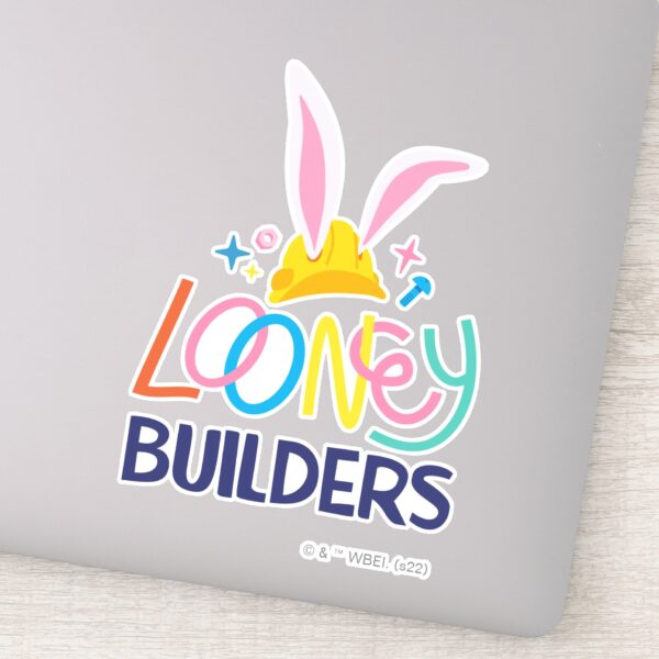 BUGS_BUNNY_BUILDERS™__Hard_Hat_Stacked_Logo_Sticker_1 BUGS BUNNY BUILDERS™ Hard Hat Stacked Logo Sticker