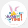 BUGS_BUNNY_BUILDERS™__It's_Hard_Hat_Time_Classic_Round_Sticker_1 BUGS BUNNY BUILDERS™ Its Hard Hat Time Classic Round Sticker
