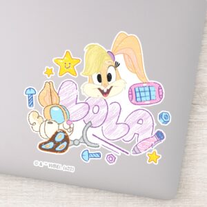 BUGS BUNNY BUILDERS™ Lola Sketch Art Sticker