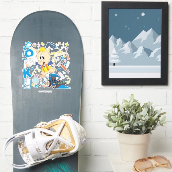 BUGS BUNNY BUILDERS™ Porky Pig Work Tools Sticker