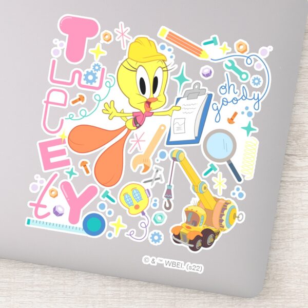 BUGS_BUNNY_BUILDERS™__TWEETY™_Work_Tools_Sticker_1 BUGS BUNNY BUILDERS™ TWEETY™ Work Tools Sticker