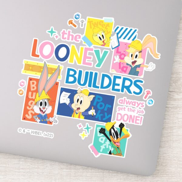 BUGS_BUNNY_BUILDERS™__The_Looney_Builders_Collage_Sticker_1 BUGS BUNNY BUILDERS™ The Looney Builders Collage Sticker
