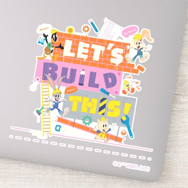 BUGS_BUNNY_BUILDERS™___Let's_Build_This__Work_Site_Sticker_1 BUGS BUNNY BUILDERS™ Lets Build This Work Site Sticker