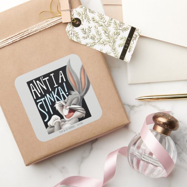 BUGS_BUNNY™-_Ain't_I_A_Stinka!_Square_Sticker_5 BUGS BUNNY™ Aint I A Stinka Square Sticker