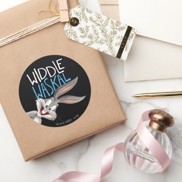 BUGS_BUNNY™-_Widdle_Waskal_Classic_Round_Sticker_5 BUGS BUNNY™ Widdle Waskal Classic Round Sticker