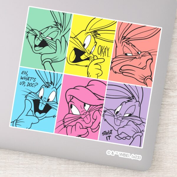 BUGS BUNNY™ Color Block Expressions Sticker