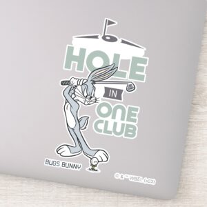 BUGS BUNNY™ Golfing Hole In One Club Sticker