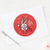 BUGS_BUNNY™_Holiday_Cheer_Classic_Round_Sticker_3 BUGS BUNNY™ Holiday Cheer Classic Round Sticker