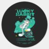 BUGS_BUNNY™_Lucky_Rabbit_Classic_Round_Sticker_1 BUGS BUNNY™ Lucky Rabbit Classic Round Sticker