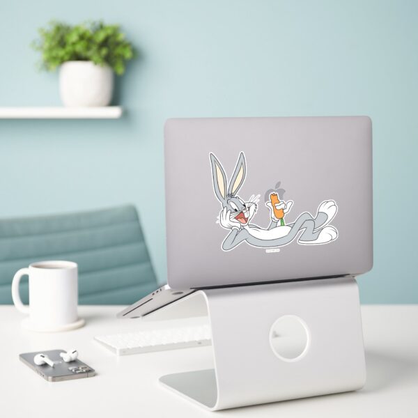 BUGS BUNNY™ Lying Down Eating Carrot Sticker