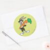 BUGS_BUNNY™_Pilgrim_Thanksgiving_Carrot_Classic_Round_Sticker_3 BUGS BUNNY™ Pilgrim Thanksgiving Carrot Classic Round Sticker