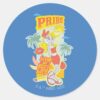 BUGS_BUNNY™_Pride_-_Livin'_My_Best_Life_Classic_Round_Sticker_1 BUGS BUNNY™ Pride Livin My Best Life Classic Round Sticker