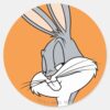 BUGS_BUNNY™_Sideways_Glance_Classic_Round_Sticker_1 BUGS BUNNY™ Sideways Glance Classic Round Sticker
