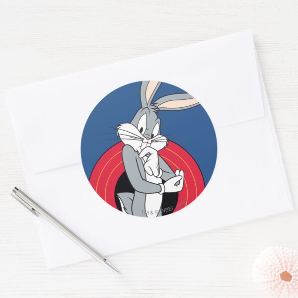 BUGS_BUNNY™_Through_LOONEY_TUNES™_Rings_Classic_Round_Sticker_3 BUGS BUNNY™ Through LOONEY TUNES™ Rings Classic Round Sticker