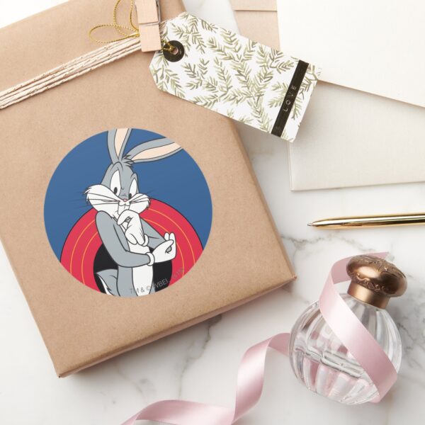 BUGS_BUNNY™_Through_LOONEY_TUNES™_Rings_Classic_Round_Sticker_5 BUGS BUNNY™ Through LOONEY TUNES™ Rings Classic Round Sticker