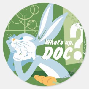 BUGS BUNNY™ Whats Up Doc Classic Round Sticker