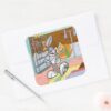 BUGS BUNNY™ With Carrot Square Sticker