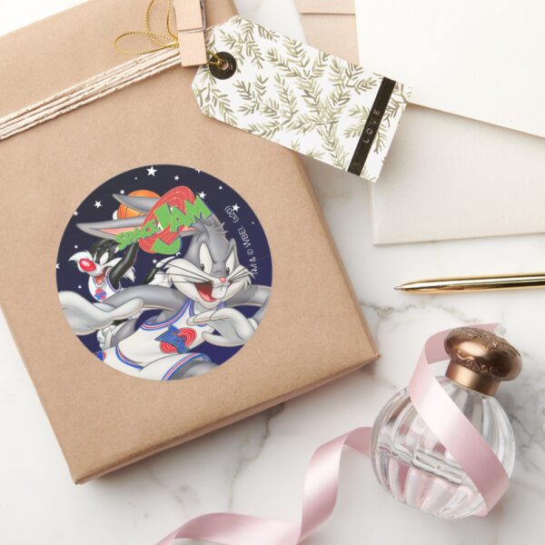 BUGS_BUNNY™_&_SYLVESTER™_Assist_Classic_Round_Sticker_5 BUGS BUNNY™ SYLVESTER™ Assist Classic Round Sticker