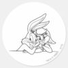 BUGS_BUNNY™_and_Lola_Bunny_3_Classic_Round_Sticker_1 BUGS BUNNY™ And Lola Bunny 3 Classic Round Sticker